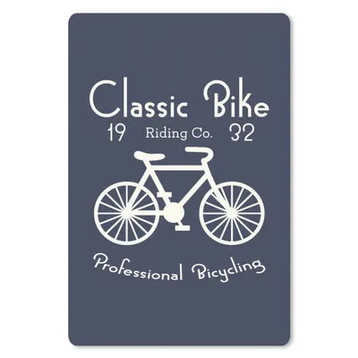 Produktbild von MuchoWow® Mauspad Mousepad Jahrgang - Fahrrad - Text 40x60 cm - Mousepads - Maus Mat - Pad - Mausunterlage - Schreibtisch Accesoire