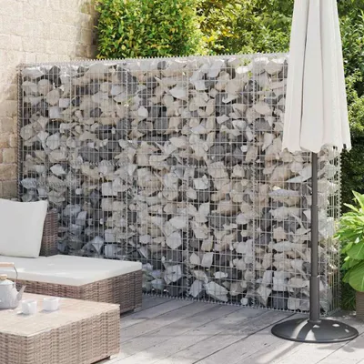 Obrázek produktu pro vidaXL Gabionová stěna s krytem z pozinkované oceli 300x30x200 cm