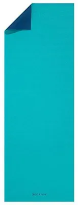 Produktbild von Gaiam - Yogamatte, Zweiseitig PP8062 (Einheitsgröße) (Blaugrün)