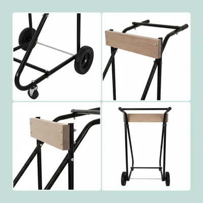 Obrázok produktu pre Stojan na lodný motor, oceľ a drevo, nosnosť 150 kg