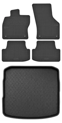 Produktbild von Gummimatten + Kofferraumwanne für Audi A3 8V 2012-2020 – Schwarz, passgenau – Wielganizator
