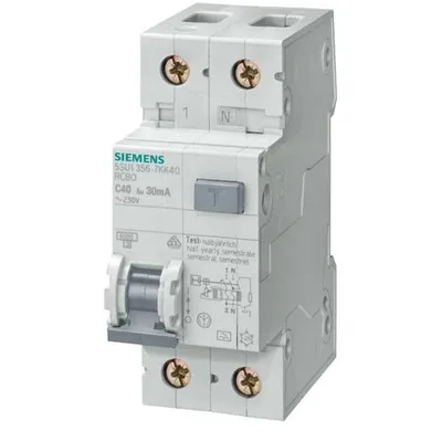Produktbild von Siemens FI-Schutzschalter 1polig+N B20 A 0,03 (5SU1356-6KK20)