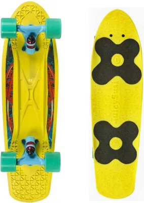 Produktbild von ["Choke Skateboard Spicy Sabrina yellow Vinylboard","60cm Deck zum cruisen in gelb"]