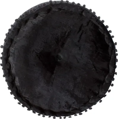 Obrázek produktu pro vidaXL Pouf Round Velvet 40×20 cm Anthracite