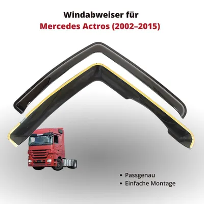 Produktbild von Windabweiser für Mercedes Actros (2002–2015) | Außenmontage