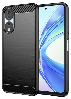 Zdjęcie produktu dla Techsuit Carbon Silicone etui do Honor X7b / X7b 5G / 90 SMART – czarne