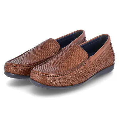 Produktbild von Sioux Herren Slipper/ Mokassins GIUMELO Braun GlattlederGröße:81/2