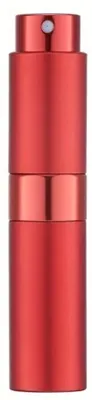 Produktbild von Parfümzerstäuber 10 ml Taschenzerstäuber aus Aluminium drehbar absenkbar wiederbefüllbar Parfüm - Rot