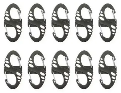 Zdjęcie produktu dla Zestaw karabińczyków Mil-Tec S-Hook - zielony