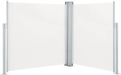 Obrázek produktu pro Zatahovací boční markýza / zástěna krémová 140 x 600 cm