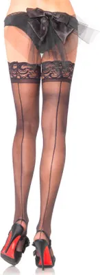 Immagine prodotto di Leg Avenue Collant Donna Calze Nero Reti seducenti