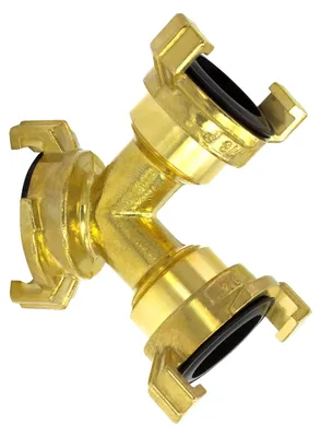 Produktbild von Universelle Schnellkupplung Y-Verteiler aus Messing