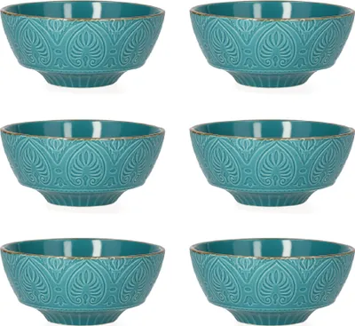 Produktbild von HOMLA 6er-Set INDIE Schale türkis 16 cm