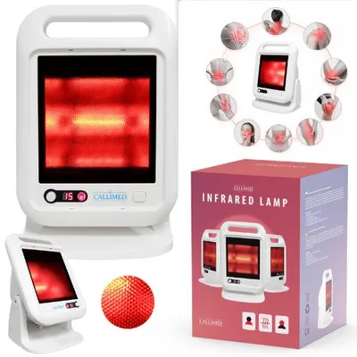 Image de Lampe infrarouge Sollux thérapeutique – Petite lampe chauffante puissante et réglable pour thermothérapie