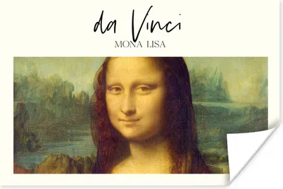 Produktbild von MuchoWow® Poster Mona Lisa - Da Vinci - Kunst 60x40 cm - Schlafzimmerdekoration