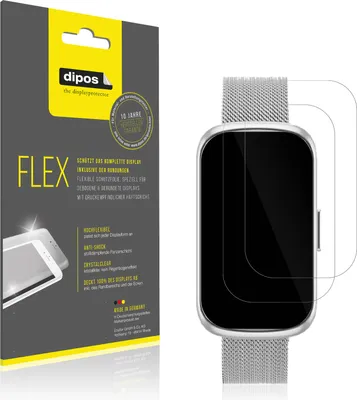 Produktbild von 2x Schutzfolie für Naixues CS5 1.47 Zoll Folie, 100% Displayabdeckung, dipos Flex