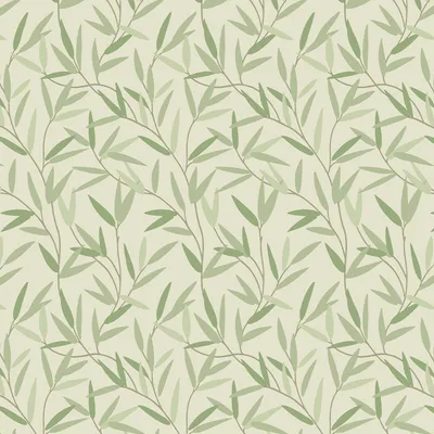Produktbild von Vliestapete 113364 Laura Ashley Willow Leaf Grün