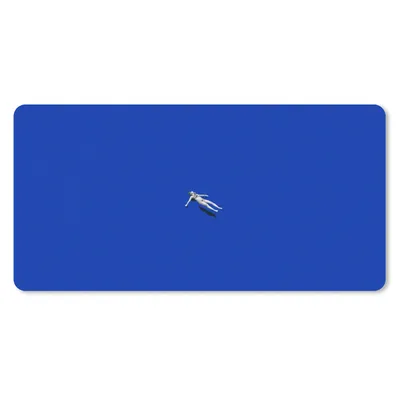 Produktbild von MuchoWow® Mauspad Mousepad Vintage - Blau - Frau 60x30 cm - Mousepads - Maus Mat - Pad - Mausunterlage - Nachhaltig