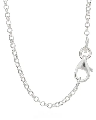 Productafbeelding van Zilveren ketting "NKlaus Erbskette" van 925 zilver, elegant design, 45 cm lang, 2,0 mm breed