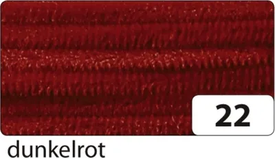 Zdjęcie produktu dla Folia 77822 Drut szenilowy - 8 mm, 10 sztuk, ciemnoczerwony