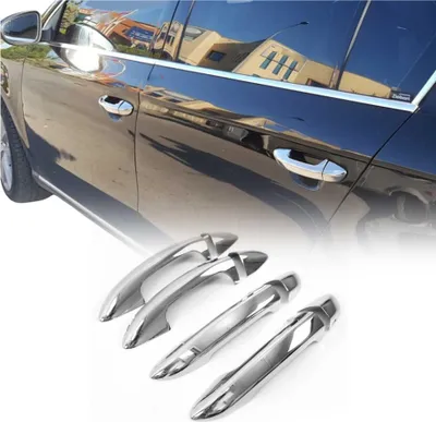 Obrázek produktu pro Krytka kliky dveří Krytky klik dveří pro VW Passat B6 B7 Limo 2005-2015 4 dveře nerezová ocel