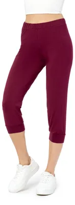 Produktbild von Merry Style Damen 3/4 Hose MS10-261 (Weinrot, L)