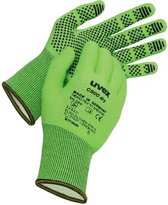 Produktbild von uvex Schutzhandschuh C500 dry grün Gr. 10