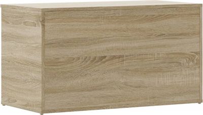 vidaXL Aufbewahrungstruhe Sonoma-Eiche 84x42x46 cm Holzwerkstoff