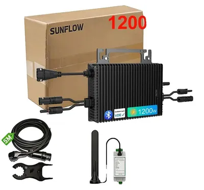 Productafbeelding van Zonnepanelenomvormer, hoge efficiëntie, brede compatibiliteit, 1200W, 230V