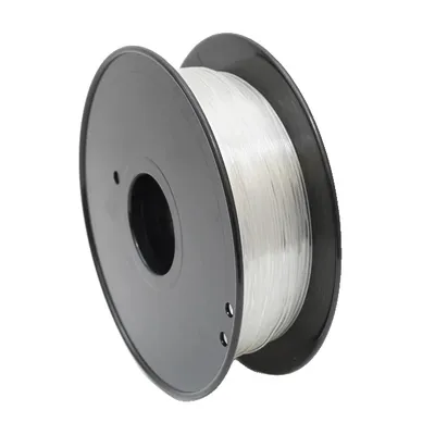 Obrázok produktu pre vlákno pre 3D tlačiarne, pružný materiál TPU, priemer 175 mm, priehľadné