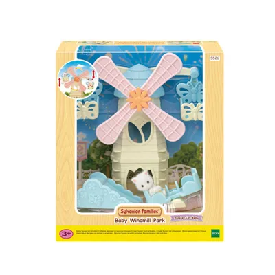 Image de Figurines miniatures - SYLVANIAN FAMILIES - Le Moulin à Bébés - Intérieur - Rose - 3 ans
