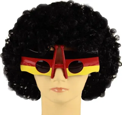 Produktbild von HAAC 10er Fan Gag Party Brille Flagge Deutschlandsfarbe Deutschland Fußball 2023