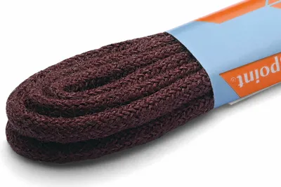 Produktbild von RINGELSPITZ - Rund Dünn – Feine Schnürsenkel für Elegante Schuhe - 120 cm, marron