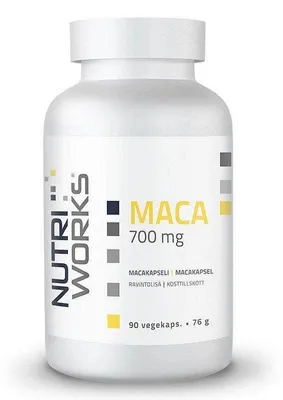 Produktbild von Maca-Wurzel Extrakt 700 mg Kapseln Adaptogen Reine Form Nahrungsergänzungsmittel