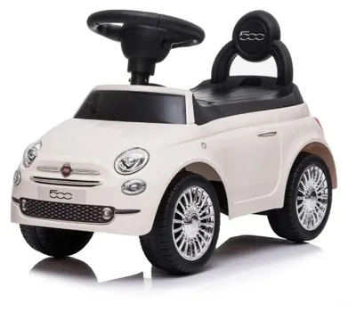Produktbild von FIAT 500 Rutschauto Kinder (1–3 Jahre) – Offiziell Lizenziert, mit Hupe, Stauraum & Soundeffekten – Kinder Rutscher – Weiß