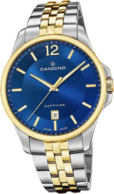 Produktbild von Candino Herren Uhr Analog Casual Edelstahl Armbanduhr Classic silber gold D2UC4763/2