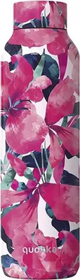 Produktbild von Quokka Solid, Edelstahl-Flasche / Thermoskanne Pink Bloom, 850ml, 40194
