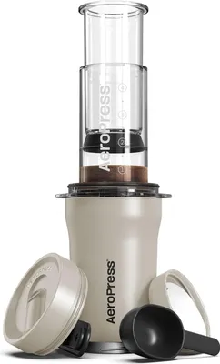 Zdjęcie produktu dla AeroPress Go Plus Travel System - Cream 15PLCR01