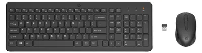 Produktbild von HP 330 Wireless Tastatur und Maus Set, kabellos, 2,4 GHz, Schwarz