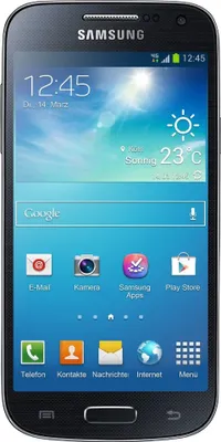 Productafbeelding van Samsung Galaxy S4 mini GT-I9195, zwarte smartphone (origineel, zonder simlock, zonder merklogo)