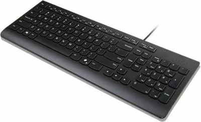 Produktbild von Lenovo 4Y41R64647, Volle Größe (100%), Kabelgebunden, USB, Plunger key switch, Schwarz