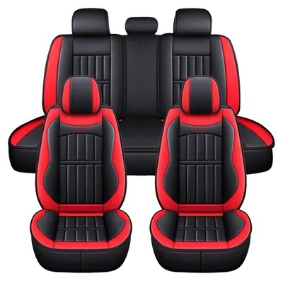 Immagine prodotto di Coprisedili per auto, universali, con protezione impermeabile, colore rosso