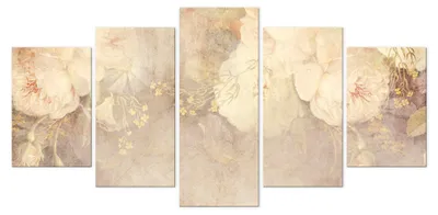 Immagine prodotto di LUMASOUL Quadri su tela con motivi floreale, Quadri da Parete per Soggiorno e Camera da Letto, quadri 150x75 cm rustici