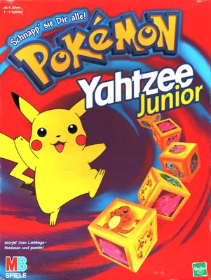 Produktbild von pokemon yahtzee junior