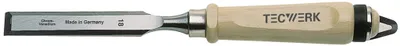 Produktbild von Tecwerk Stechbeitel Weißbuchenheft Ulmer Form CV-Stahl  - 1 Stk.