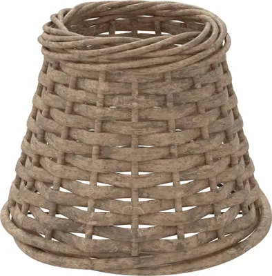 Produktbild von vidaXL Lampenschirm Braun Ø15x12 cm Korbweide