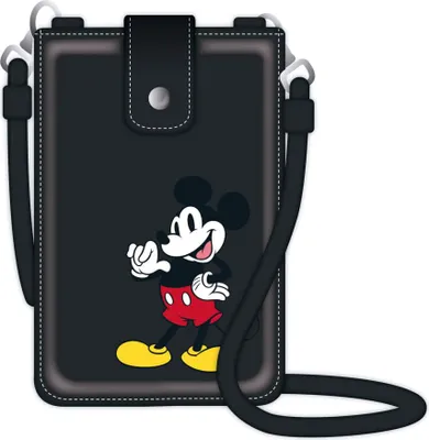 Produktbild von Mickey Mouse Handytasche 11x16x3.5 Cm Schwarz Schwarz One Size