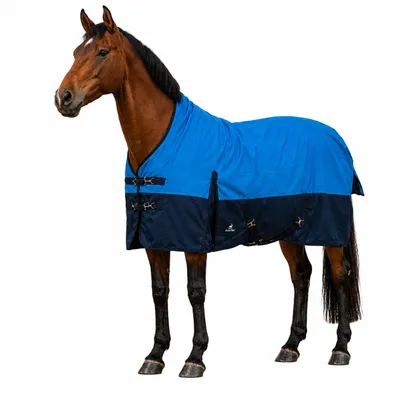 Produktbild von Winterdecke Florie 1200D HN 100gr Petrol/Navy Größe (Pferdedecke) - 115 cm