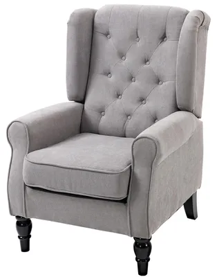 Produktbild von HOMCOM Einzelsofa Relaxsessel Einzelstuhl mit Tufting Polyester 2 Farben