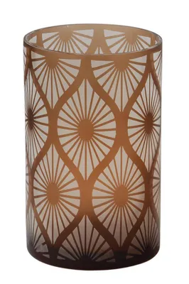 Produktbild von Fink CALANA, Windlicht, Glas, braun, H. 20 cm, D. 12 cm Höhe: 20.00 cm Durchmesser: 12.00 cm 115168